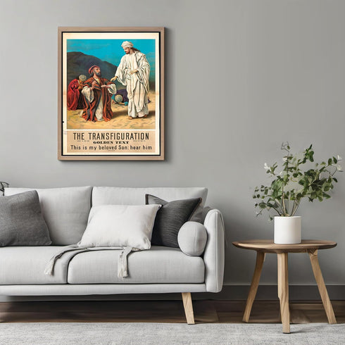Posterizer 1 pcs-The transfiguration poster-Religious Posters-Gifts for Christians -Decor for Church, Sunday School Classroom- unframed wall art...